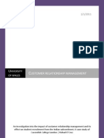 Download Customer relationship management  Dissertation by Rishad DCruz SN48559308 doc pdf
