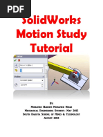 SolidWorks Motion Study Tutorial