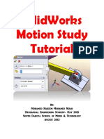 SolidWorks Motion Study Tutorial
