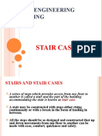 Civil Engineering Drawing: Stair Case