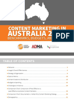 Content Marketing In: Australia 2015