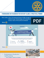 Fundraising On Facebook For Rotary Clubs-A Practical Primer