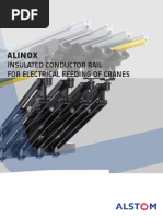 Alinox: Insulated Conductor Rail For Electrical Feeding of Cranes