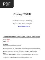 Cloning EBS R12: A Step by Step Detailing by Orazer Technologies