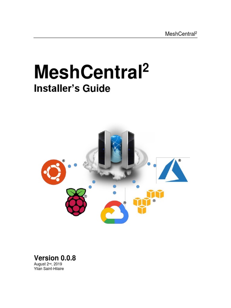 MeshCentral2InstallGuide-0 0 8 | PDF | Proxy Server | Sudo