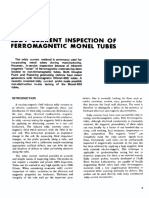 Eddy Current Inspection of Ferromagnetic Monel Tubes