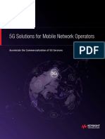 5G Solutions For Mobile Network Operators: Accelerate The Commercialization of 5G Services