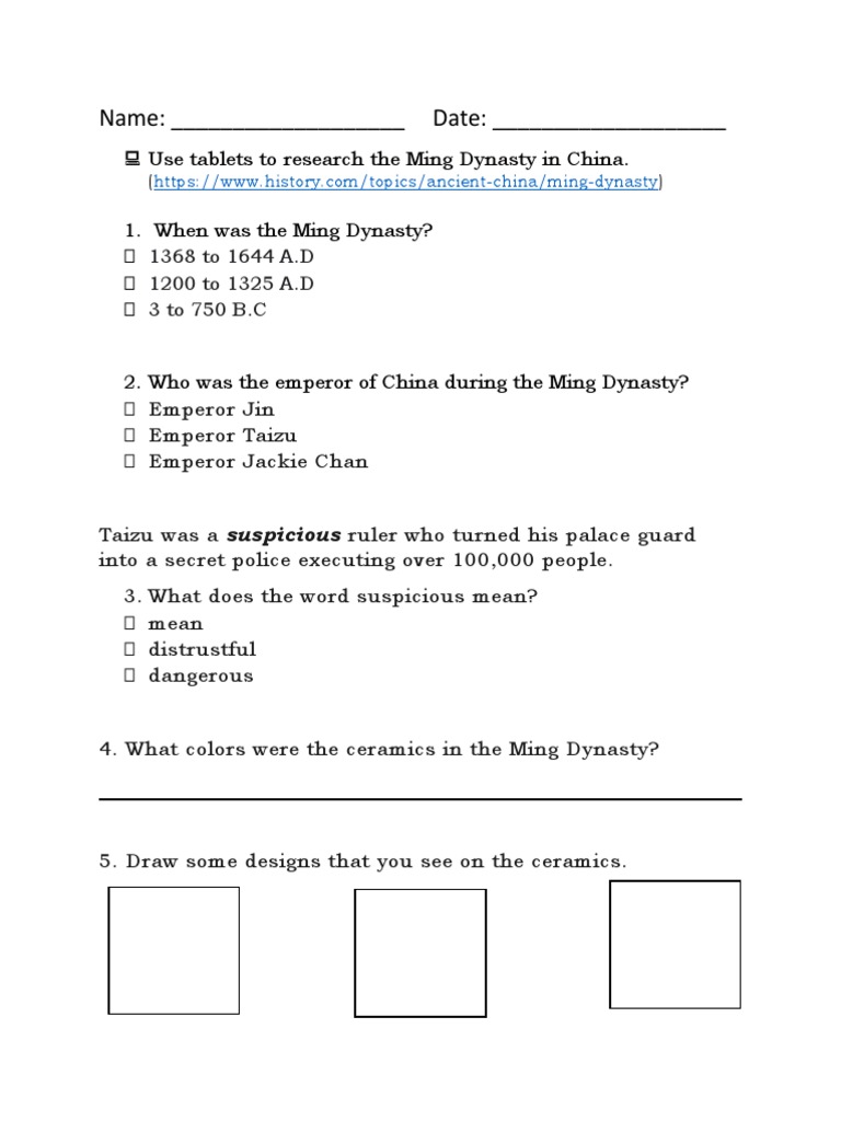 Exploring the Ming Dynasty | PDF | Art