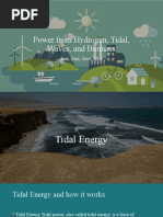 Hydrogen Waves Tidal and Biomass