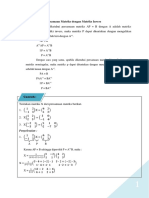 Mengatasi Persamaan Matriks