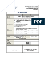 K01 Nota Kursus DEA2323 Electrical Appliance Servicing