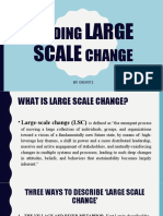Large Scale: Leading Change