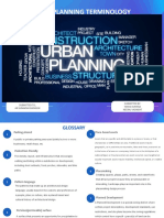 Urban Planning Terminology