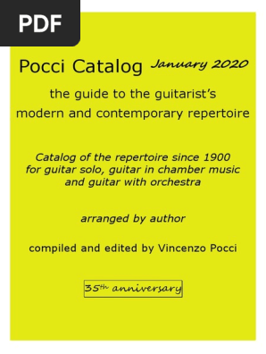 Pocci Catalog 2020 Orchestras Cello