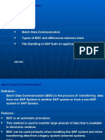 Objective:: Batch Data Communication