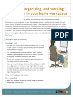 Setting Up Home Workspace PDF en