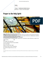 Prayer To The Holy Spirit - Loyola Press