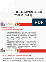 Building Telecommunication System Part 1