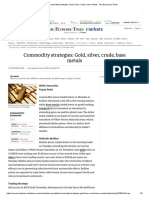 Commodity Strategies: Gold, Silver, Crude, Base Metals: HDFC Securities Tapan Patel