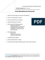 Selenium Miscellaneous Scenarios