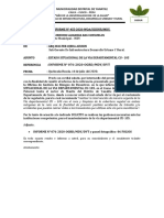 Informe N 455 Estado Situacional de La Via Departamental Cu - 105 Gestion de Riesgos
