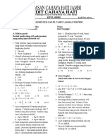 Soal UAS MTK Kelas VI Ganjil 2019 Fix