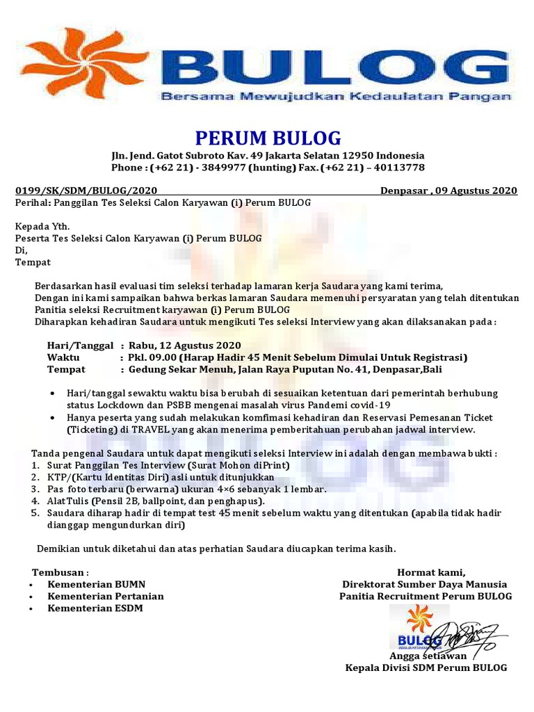 Perum BULOG | PDF