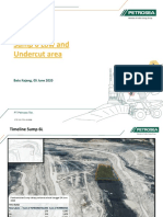 Review Pembentukan sump 6L dan Pengerjaan area undercut