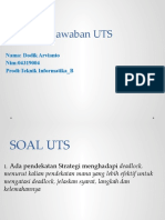 JAWBAN UTS SO - DodikArvianto - 04319004-TeknikInformatika - B