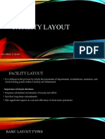 Facility Layout: Anna Marie C. Arobo