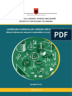 Udhëzues Kurrikular Lëndor Për Matematikën Aml PDF