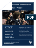 Flute / Piccolo: The United States Air Force Academy Band
