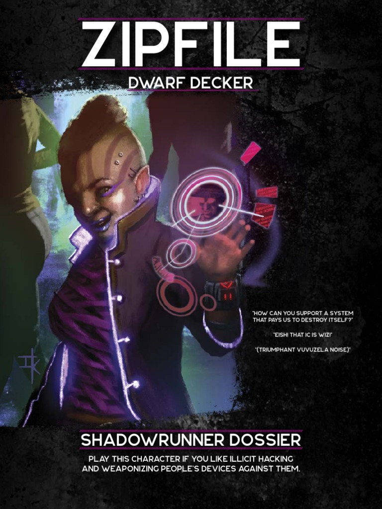 Shadowrun 6e - Beginner Box - Dossier - Zipfile | PDF | Computing And  Information Technology