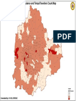 Ward Wise Ambulance and Tempotravellers Count Map: Generated By: K-Gis, Ksrsac