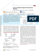 Desymmetrization Process by MG (II) - Catalyzed Intramolecular Vinylogous Michael Reaction