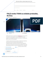 PS5 Já Vendeu TODAS As Unidades Produzidas, Diz Sony - Voxel