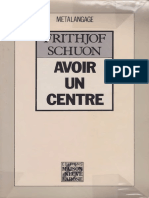 FrithjofSchuon AvoirUnCentre1988 PDF