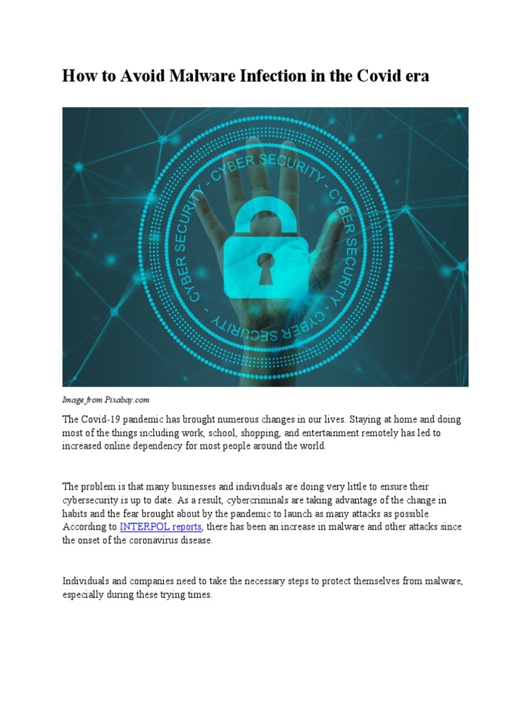 Prevent Malware in Covid Era | PDF | Malware | Antivirus Software