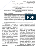 Design and Implementation of Secure File Storage Using Distributed Cloud Mechanism