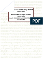 Estructura Atómica y Tabla Periódica