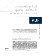 Diálogo Con La Historia A Través Del Tiempo y El Espacio en "La Culpa Es de Los Tlaxcaltecas" de Elena Garro