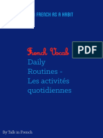 Daily-Routines-Les-activités-quotidiennes (Fin) PDF