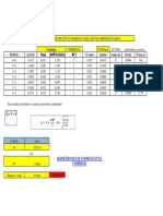 Consumo total diario en tabla de volúmenes de tanque