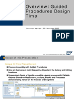 Overview: Guided Procedures Design Time: Document Version 1.00 - November 2005