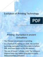 Evolution of Printing Technology