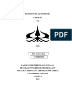 Nila Mutiya H - 071.18.082 - Laporan Resistivitas Air Formasi 1