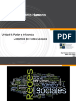 Poder e Influencia Desarrollo de Redes Sociales Unidad 9 PDF