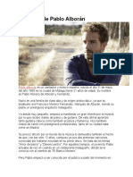 Biografìa Pablo Alboran