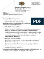 Chap 0 Description de Module