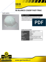 Casco Top-Gard Blanco C-Susp Fast-Trac 454728-2